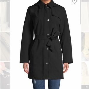 Calvin Klein rain coat with belt